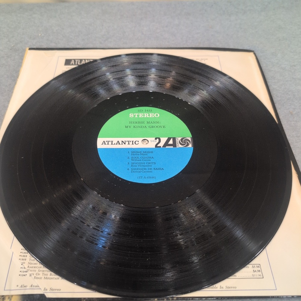 Herbie Mann My Kinda Groove Vinyl LP Atlantic SD 1433 Stereo Jazz Record - Picture 5 of 6